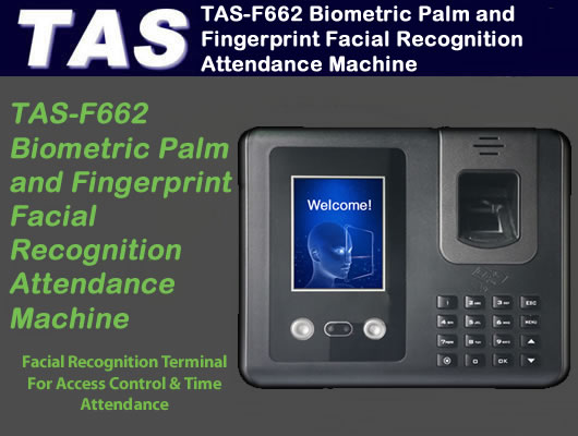 F662 Biometric Palm and Fingerprint Facial Recognition Attendance Clocking Machine